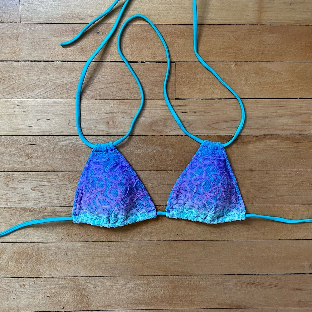 Ombré Triangle Bikini Top